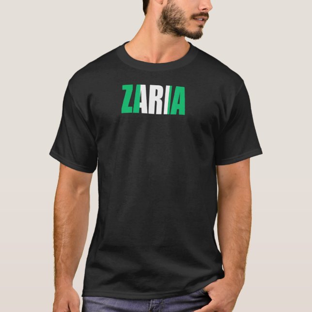 Zaria För manar Women Youth Nigerian T Shirt (Framsida)