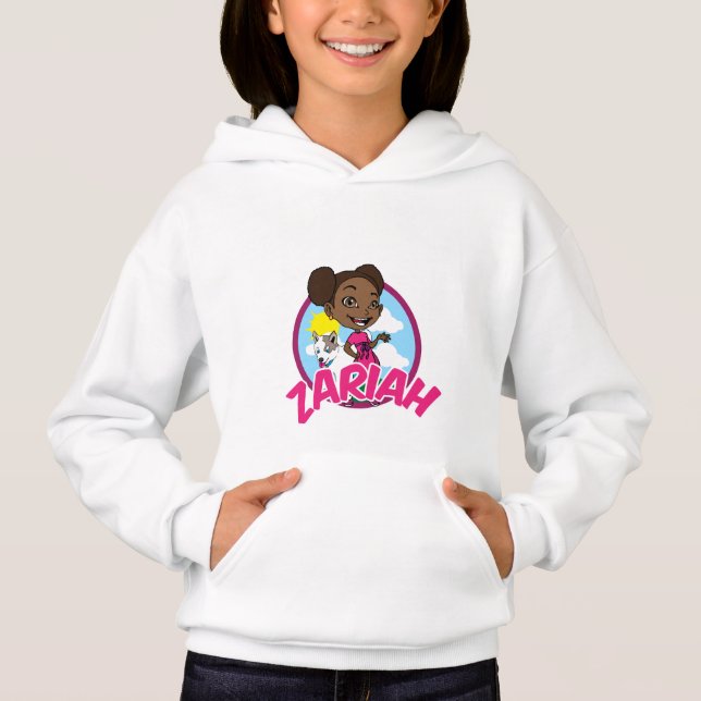 Zariah Hoodies Tee Shirt (Framsida)