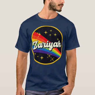 Zariyah Rainbow in Space Vintage Stil T Shirt