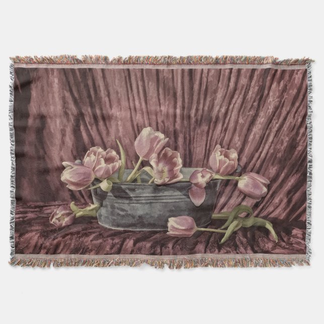 Zarte Tulpen Filt (Framsidan)