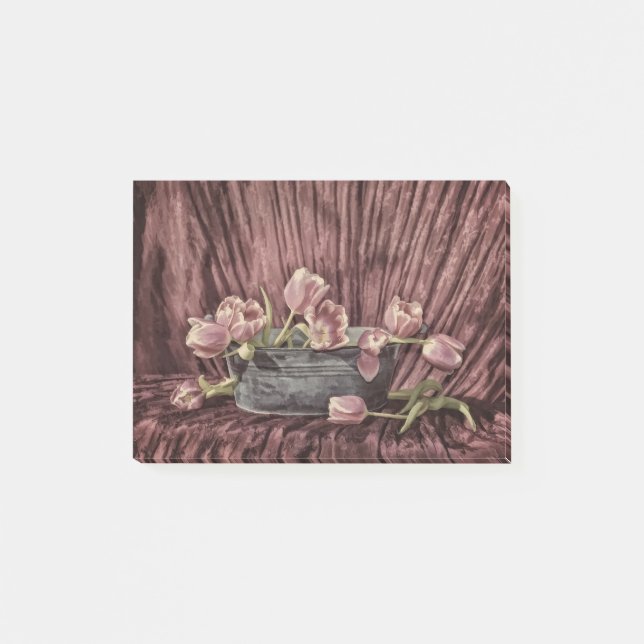 Zarte Tulpen Post-it Block (Framsida)