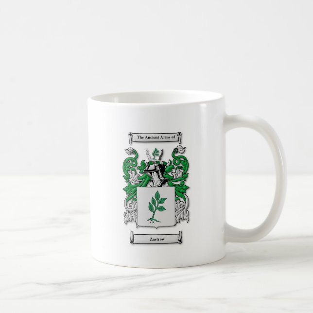 Zastrow vapensköld kaffemugg (Höger)