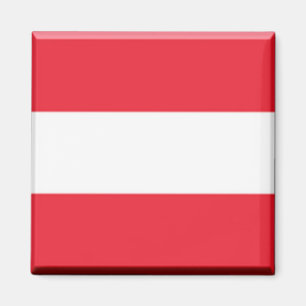 zAT001 ÖSTERRIKE FLAGGA, Österrike, Fridge Magnet