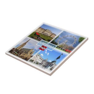 zAT003 VIENNA Schloss Schonbrunn Prater Funfair Kakelplatta