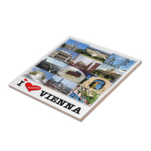 zAT006 WIEN Jag älskar, Kakelplatta