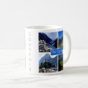ZAT007 ÖSTERRIKE TYROL, Österrike Kaffemugg