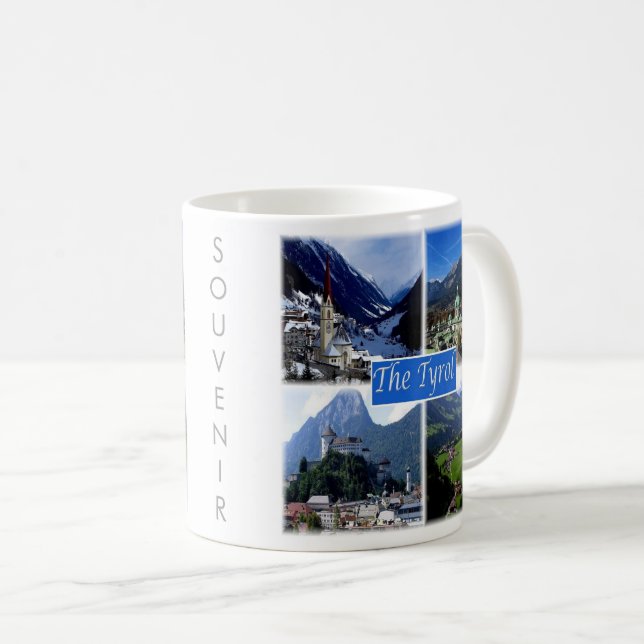 ZAT007 ÖSTERRIKE TYROL, Österrike Kaffemugg (Framsida höger)