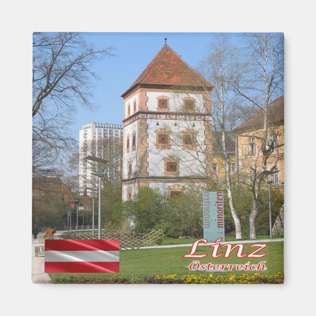 zAT009 WELS Austria, Fridge Magnet (Framsidan)