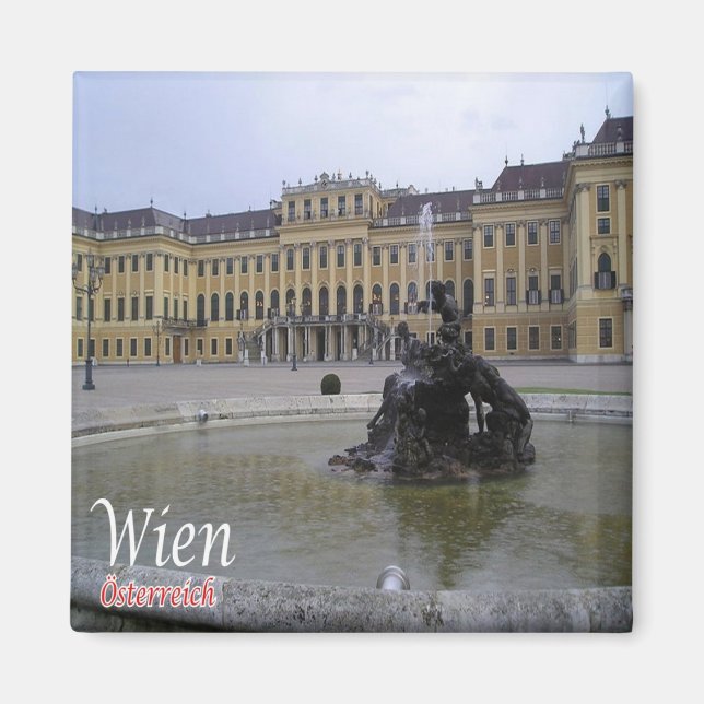 zAT011 WIEN Austria, Fridge Magnet (Framsidan)