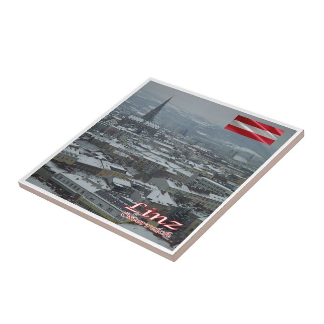 zAT016 LINZ Austria Kakelplatta (Sidan)