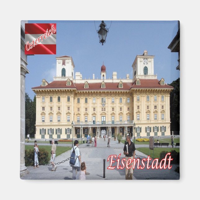 zAT020 EISENSTADT Austria, Fridge Magnet (Framsidan)