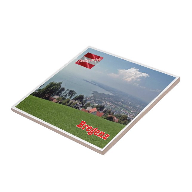 zAT021, BREGENZ Austria Kakelplatta (Sidan)