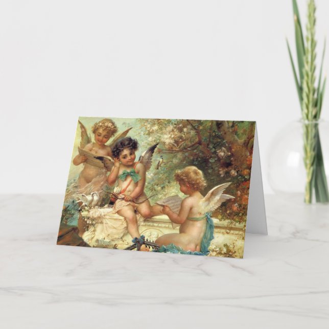 Zatzkas 3 Änglar Helgkort (Framsida)