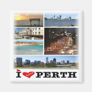 zAU013 PERTH, Australien, Oceanien, Fridge Magnet