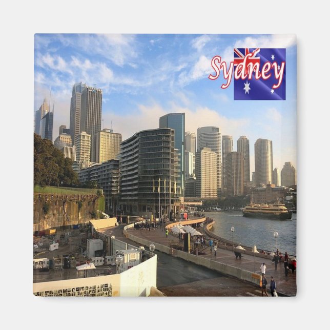 zAU023 SYDNEY, Australien, Oceanien, Fridge Magnet (Framsidan)