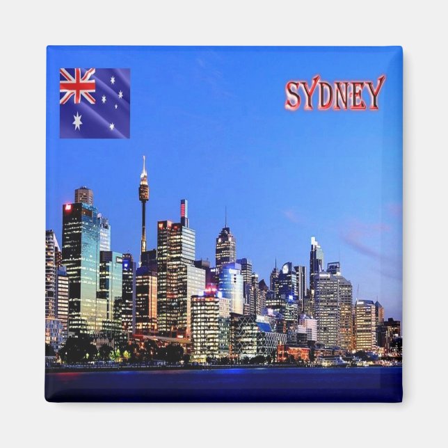 zAU029 SYDNEY, Australien, Oceanien, Fridge Magnet (Framsidan)
