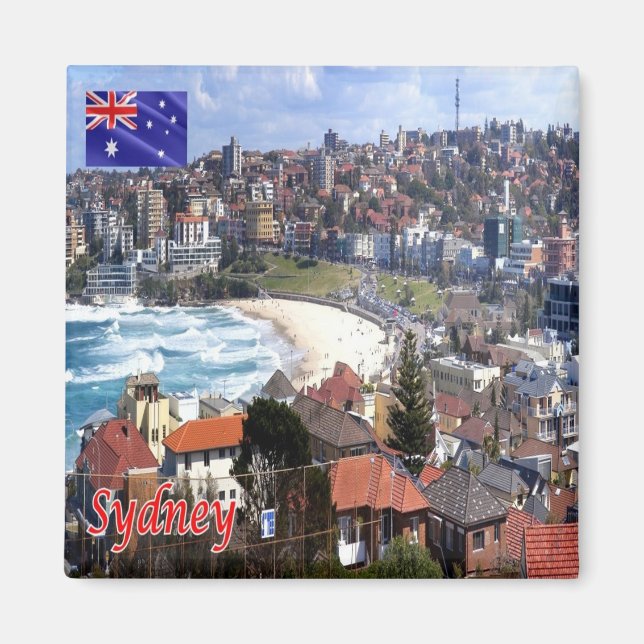 zAU030 SYDNEY, Australien, Panorama, Oceanien, Fri Magnet (Framsidan)