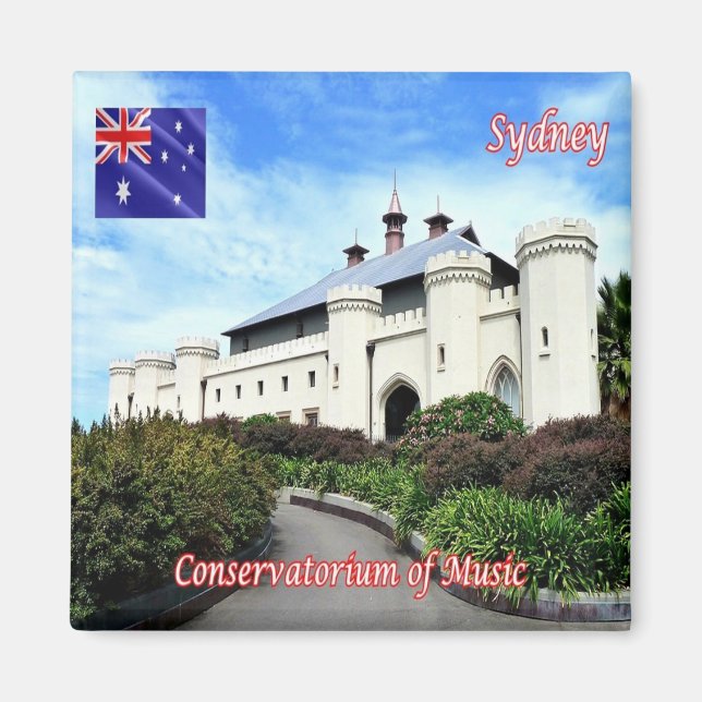 zAU037 SYDNEY, Conservatorium of Music, Fridge Magnet (Framsidan)