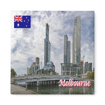 zAU042 MELBOURNE, Queens Bridge, Australien, Fridg