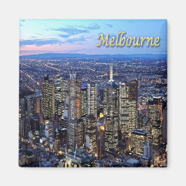 zAU045 MELBOURNE, Aerial View, Australien, Fridge Magnet