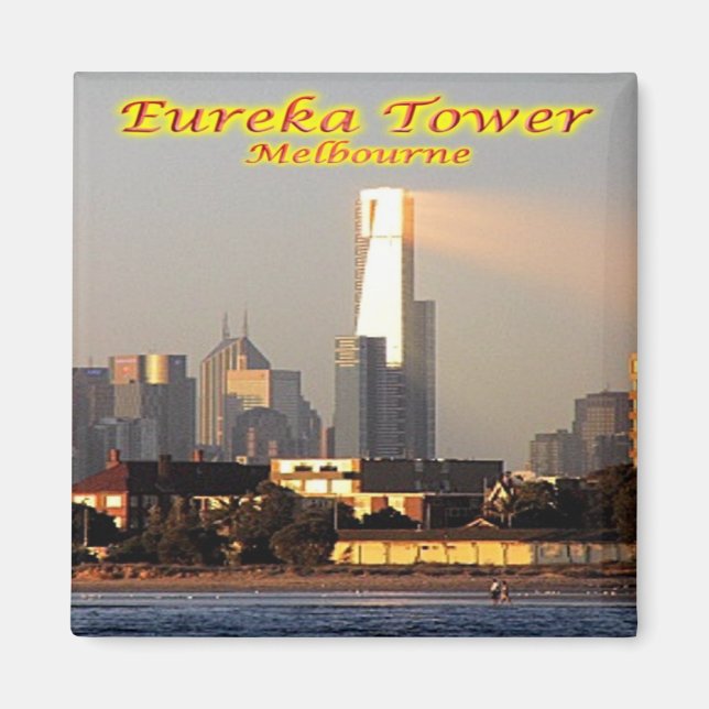 zAU053 MELBOURNE, EUREKA TORN, Australien, Fridge Magnet (Framsidan)