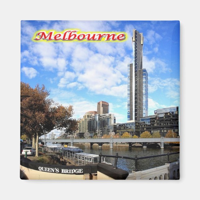 zAU054 MELBOURNE, EUREKA TORN, Australien, Fridge Magnet (Framsidan)