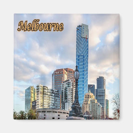 zAU057 MELBOURNE, Skyline, Australien, Fridge Magnet