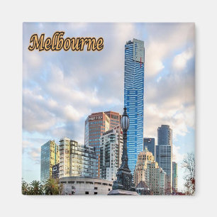 zAU057 MELBOURNE, Skyline, Australien, Fridge Magnet