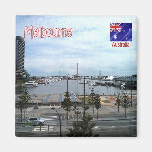 zAU071 MELBOURNE, Australien, Oceanien, Fridge Magnet