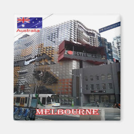 zAU076 MELOURNE City, Australien, Oceanien, Fridge Magnet