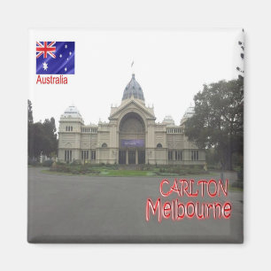 zAU077 CARLTON, MELBOURNE, Australien, Fridge Magnet