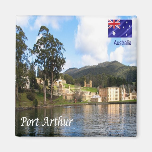 zAU088 PORT ARTHUR, Australien, Oceanien, Fridge Magnet (Framsidan)