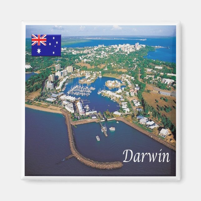 zAU098 DARWIN, Australien, Oceanien, Fridge Magnet (Framsidan)