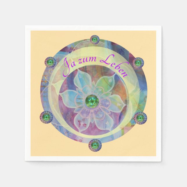 Zauber -  pappersservett (Framsidan)