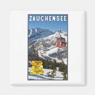 Zauchensee skidar semesterorten magnet