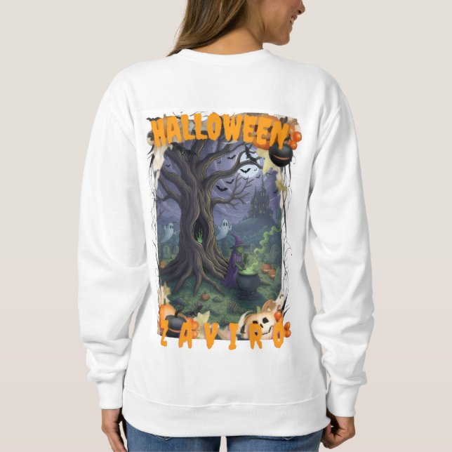 ZAVIRO – Häxans natt T Shirt (Baksida)
