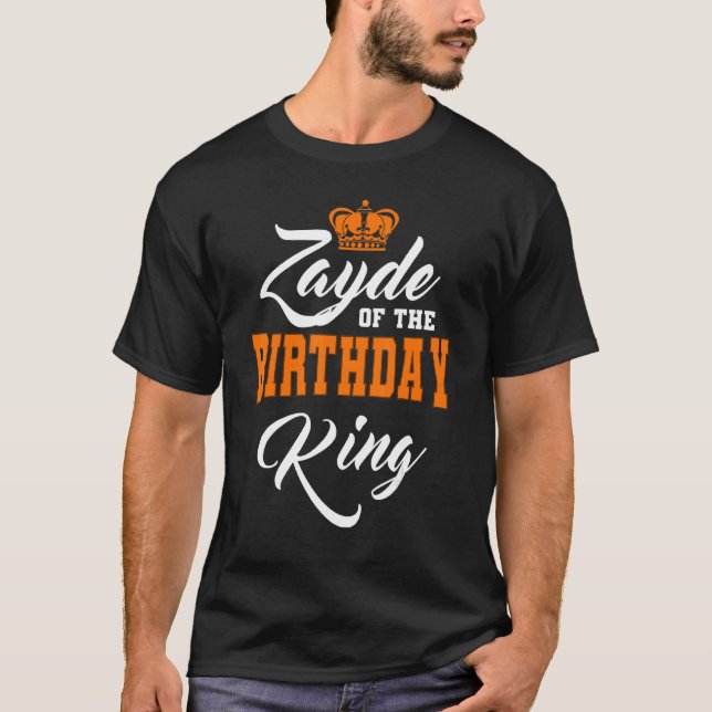 Zayde Kung Party, Krona, helgdag, helgdag T Shirt (Framsida)