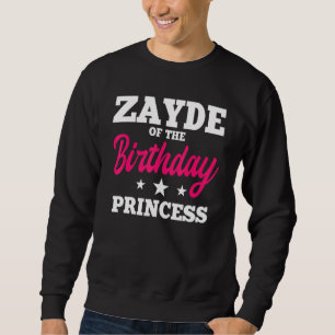 Zayde of the Birthday Princess Party Bday Celebrat Lång Ärmad Tröja
