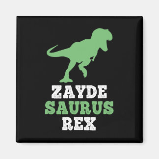 Zayde-saurus Rex Dino Dinosaur Rolig Cool Zaydesau Magnet