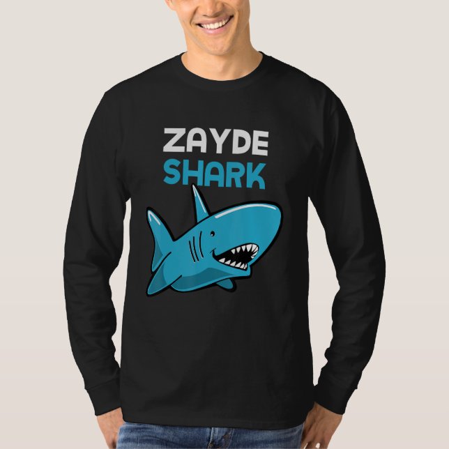 Zayde Shark Funny Family T Shirt (Framsida)