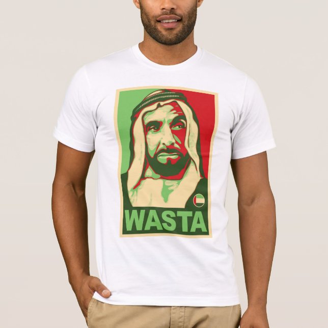 Zayed_WASTA anpassningsbar shirt2 T Shirt (Framsida)