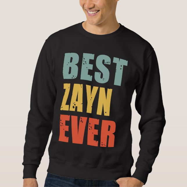 Zayn Best Ever  Zayn Lång Ärmad Tröja (Framsida)