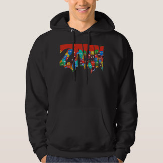 Zayn Malik NIL Ansikte Logotyp Raglan Baseball Tee Hoodie