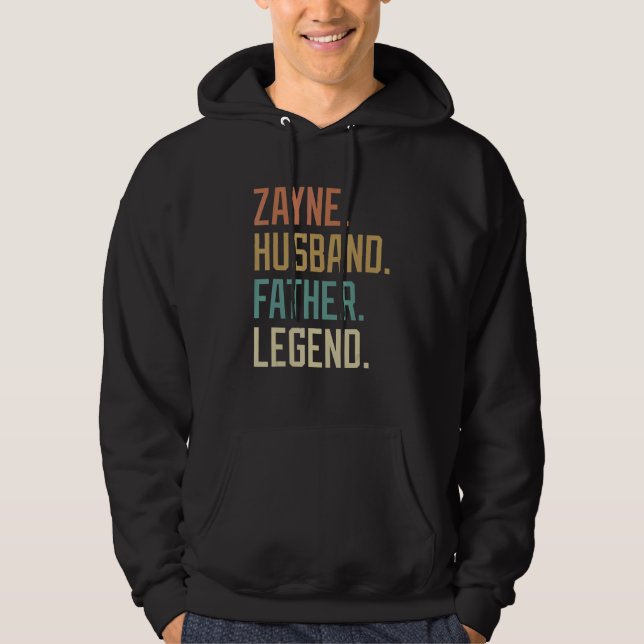 Zayne Make Far Legend Fars dag Retro Hoodie (Framsida)