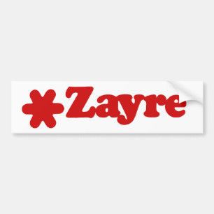 Zayre bildekal