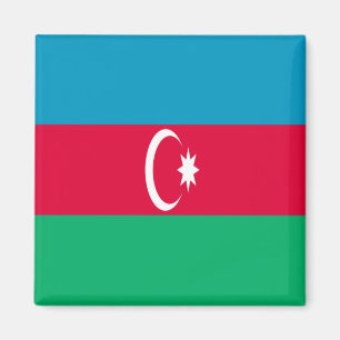 zAZ001 Azerbajdzjanska FLAGGA Azerbajdzjan, Fridge Magnet
