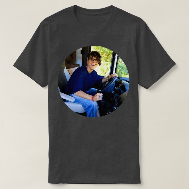 Zaz, drivrutin Lastbil T Shirt (Design framsida)