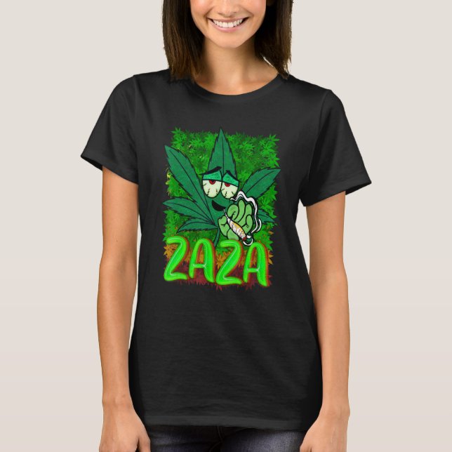 Zaza Ogräs Exotisk T Shirt (Framsida)