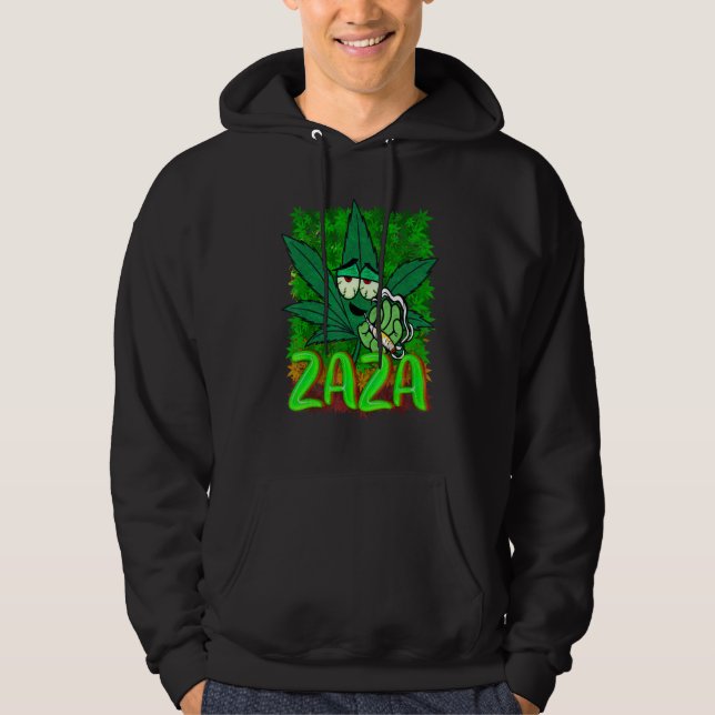 Zaza Weed Exotic Hoodie (Framsida)