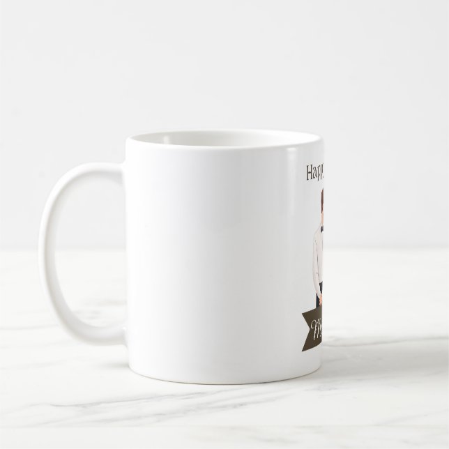 Zazal firar Glädjande Bröllopsillustration med  Kaffemugg (Vänster)